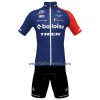 Set Fietsshirt + Korte Koersbroek 2023 Baloise-Trek Lions Donkerblauw